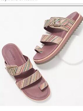 Merrell Leather Buckle-Strap Sandals